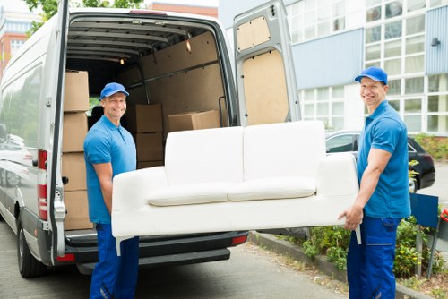 Professional packing materials ready for a home move in Sutton