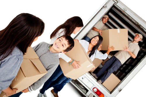 Commercial moving team planning an office relocation in Sutton
