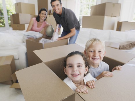 Careful wrapping of fragile household items during packing