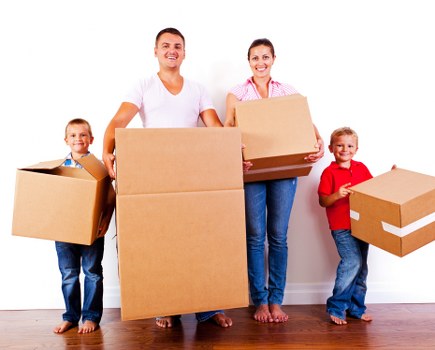 Packing and moving office equipment for a Sutton business