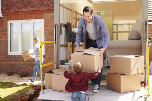 Removal team planning a house move in Sutton
