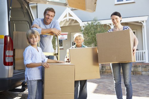 Local Sutton moving van covering nearby areas