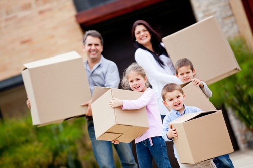 Packing materials and prepared boxes for a Sutton relocation