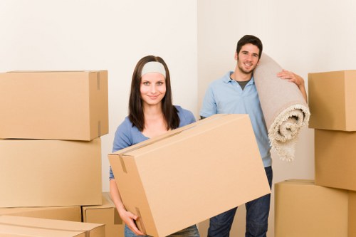 Local moving van near Sutton town centre with practical access planning