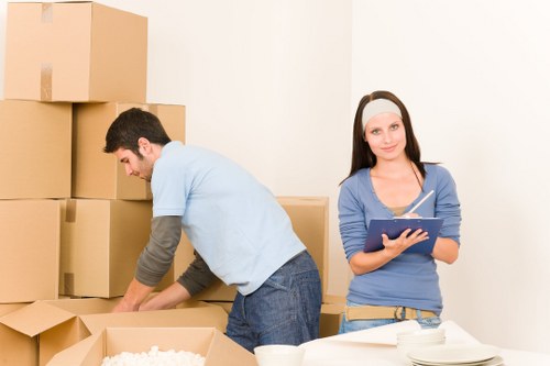 Packing and preparation for a moving truck service in Sutton