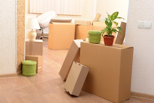 Packing and loading household items for Sutton removals