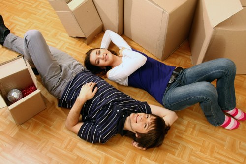 Commercial moving truck support for Sutton office and retail moves